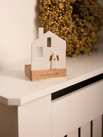 RAEDER | Objeto de luz navideño Casa Ángel de la Guarda Blanco |